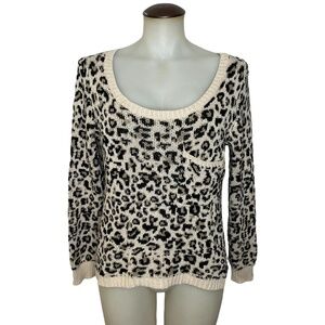 Cheetah hi low Sweater 🧡